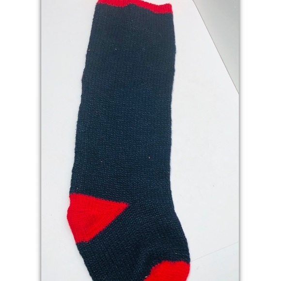 Marisa Christina knitted Christmas stocking bear - Picture 4 of 4